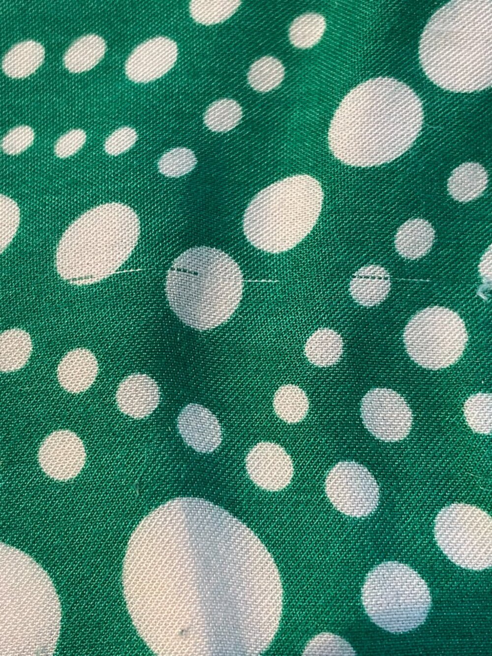 RIXO Laura Green Polka Dot Viscose Crepe Button Front Mini Dress L - Picture 12 of 12